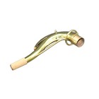 Tenor Sax C10 Neck Reinforced Rib Unlacquered High Polish Raw Brass Replacement