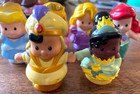 2012 Disney Princess And Prince Fisher Price Little People Lot Of 7