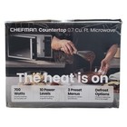 Chefman 0 7 Cu  Ft  Countertop Microwave Oven  700w