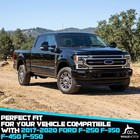 Pair Power Heated Tow Mirrors For 2017-2020 Ford F250 F350 F450 F550 Super Duty