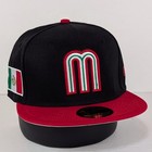 New Era 2023 World Baseball Classic Mexico 59fifty Fitted Hat 7 5 8 Black Red