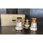 Opera Glasses With Case Mother Of Pearl Vintage Mid 20th Century