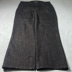 Y2k 2000s Lauren Ralph Lauren Loose Baggy Jeans Ws 12 35x25 Black Hamilton Wide