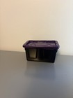 Ace  Tiny Tote   Black With Purple Lid Halloween