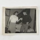 Vintage B w Snapshot Photograph Beautiful Young Woman Man Dancing Couple Lot