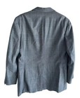 Vintage Brooks Brothers Mens Bespoke Hand Tailored Blazer Gray Plaid Union Made