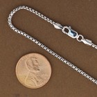 2mm 925 Sterling Silver Round Box Chains Wholesale Chains 16  18  20  22  24  30