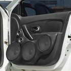 4pcs 8 Inch Universal Speaker Grills Cover Mesh Guard Protective Case Black