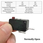 Microwave Oven Door Switch Replacement Part 16a 125vac 2x Kw3at16 Normally Open 