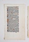 15 16th C Illuminated Manuscript Page