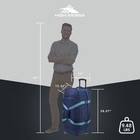 High Sierra Fairlead 28  Drop Bottom Wheeled Duffel Bag W  Handle  used 