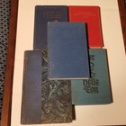 Lot Of 5 Vintage Foreign Language Hardcovers Dated 1930 - 1956 