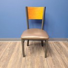 Used Metal   Wood Dining Chair   Stock No  858761chairs