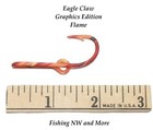 Eagle Claw Graphics Edition Fish Hook Hat Clip - Pin -flame