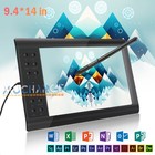 Digital Graphics Drawing Pad 10x6  Working Tablet Battery-free Pen 12 Shortkey