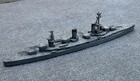Vintage Navis Neptun 1 1250 Metal Fuso Japanese  Battleship Model Ship