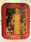 Original 1935 Coca-cola Tray Featuring Film Star Madge Evans Rare