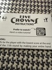 Five Crowns Card Game New In Box Rummy Style Card Game
