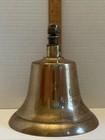Vintage Large 8    Diameter - Bronze Ship   s Ship Boat   s Boat Bell - 8 1 2 Pounds