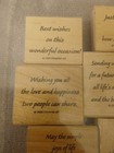 Vintage Lot Of 46 Wood Block Rubber Stamps Variety Stampin  Up  1999-2005 B-day 