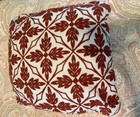 Guc Rodeo Home Set Of 4 Embroidered Linen Decorative Pillows W  Inserts  18x18
