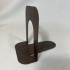 14 Vintage Metal Mid Century Library Bookends Woodgrain Lot  5 25  X 5 5 