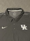              Nike Kentucky Wildcats Uk Polo Men   s Xl Gray Rare 2 Tone Gray Pristine       