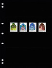  6 65 Scott Value - 1989 Bahamas Island Churches  Christmas Cv Mnh Nh Umm