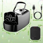 Portable Automatic Bubble Maker Machine Blower For Birthday Party Wedding Stage