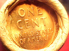Tails  tails Obw Bu Lincoln Wheat Penny Roll Year Unknown Old Vintage Wrapper