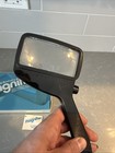 Bausch Lomb Illuminating Magnifier 81-33-86 Black 4 x 2  Optical Glass Lens