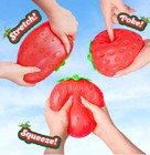 Sunny Days Viral Jumbo Squeezy Strawberry Squishy Toy Stress Relief Sensory Fun