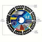 1 3x Diamond Multi-purpose Saw Blades 4 5 Inch Heavy Duty Diamond Cutting Blades