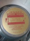 Leslie Speaker  Jensen   Hammond  Ceramic  15   C15k   Impedance  16    