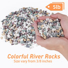 5 Lbs Pea Gravel For Plants  Aquarium  Fish Tank  3 8 Inch Decorative Pebbles Fo