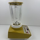 Sears Insta   blend 14 Spd Solid State Harvest Gold Blender Vtg Yellow 70s Works