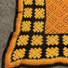 Vtg Homemade Afghan Throw Blanket Multicolored 40    X 38   