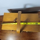 Vintage Wooden Dovetail Accordian Sewing Box 3 Tier Expanding Storage  n 