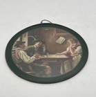 Vintage Lot Of 2 Angelic Girls   Card Game Fun Decorative Flue Covers