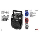 New Qfx Bt-44 Portable Rechargeable Loud Speaker  bluetooth  4-band Fm Radio