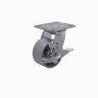 4 x2 heavy Duty Caster Steel Cast Iron Wheel Casters capacity 800-3000 Lb