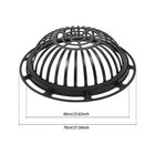 Cast Iron Dome-shaped Grate Drain Catch Basin Cover Strainer Trench Drainage
