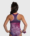 Plum Purple Vortex Racerback Gymnastics Leotard Adult Medium Comp Dance Nwt