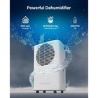 2500 Sq Ft 30 Pint Dehumidifier For Basement Home Large Room W  Drain Hose  Auto
