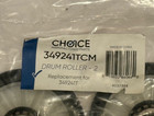 349241t   349241tcm 2 Pack Dryer Drum Roller Support For Whirlpool - Choice Mfg 