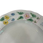 Herend Village Pottery Hungary Floral Trellis Serving Platter Hand Painted