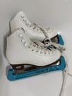 Ridell Opal Girls Figure Skates Size 1 Stainless Steel Blade
