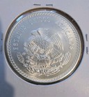 1948 Mexico 5 Peso Cuauht  moc Silver Coin  72 Bu Brilliant Uncirculated