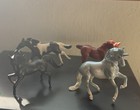 Breyer Small Horse Lot Of 4  Unicorn  Black Stallion  Stable Mate    Brown