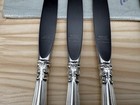 6 Gorham Chantilly Sterling Silver Handle Dinner Knives 9    Ss Blades No Mono Set
